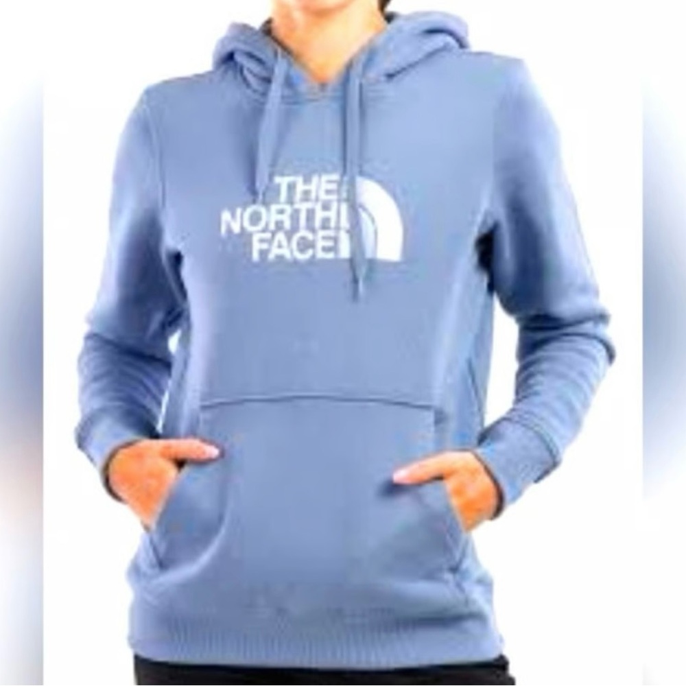 The North Face Women's Light Blue Hoodie